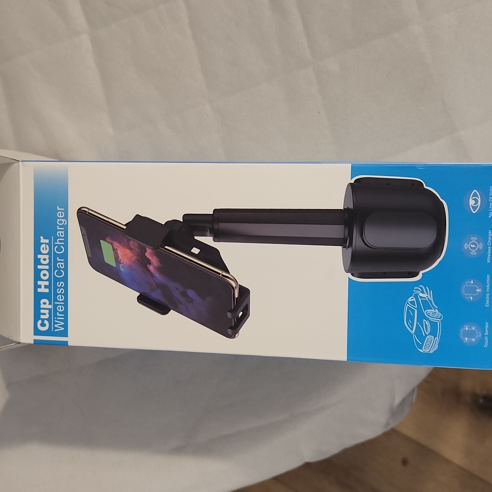 Cup holder and wireless car charger